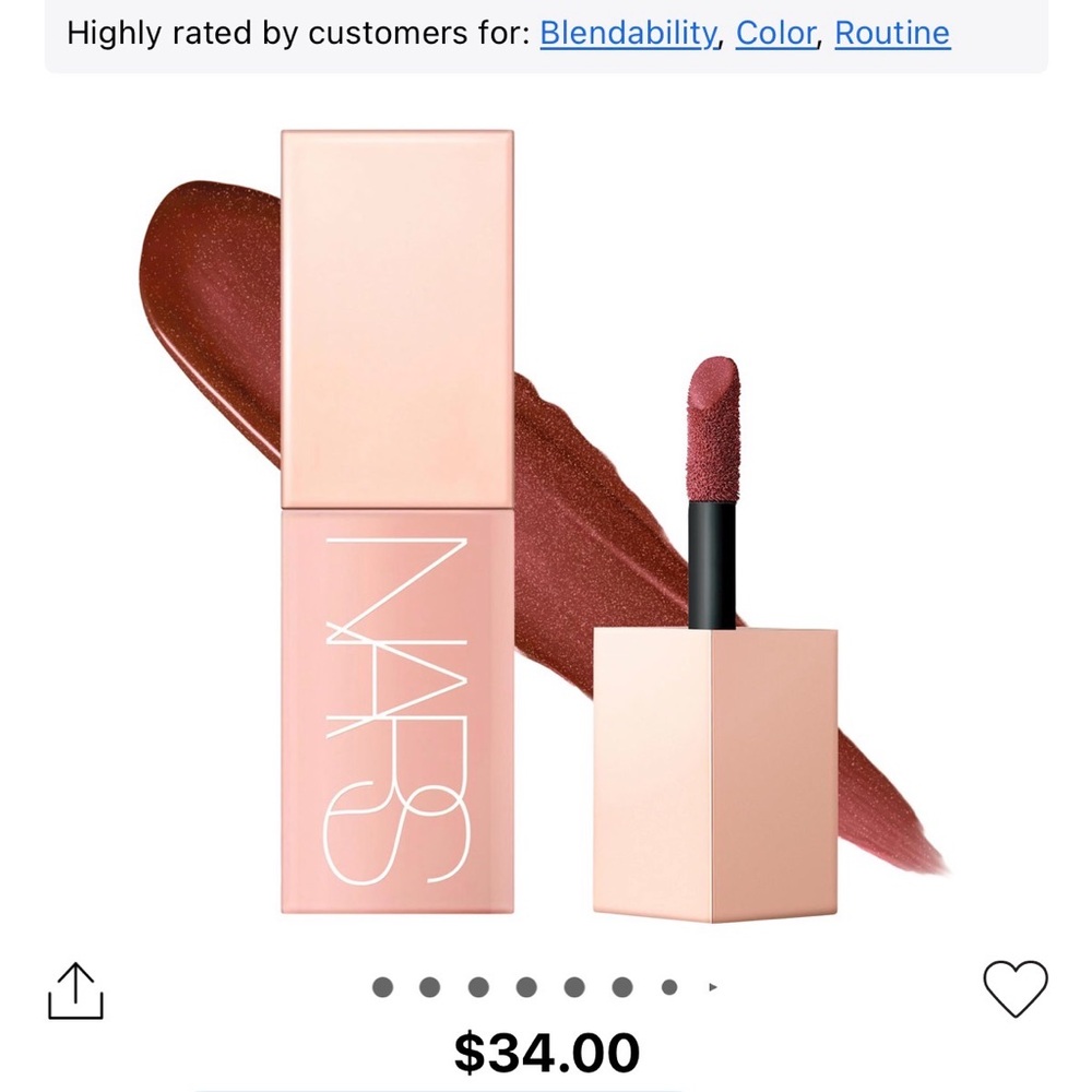 NARS Liquid Blush-Orgasm Rush